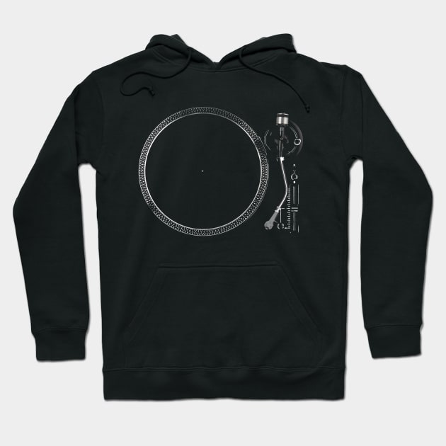 Turntable Retro Hoodie by DavidLoblaw